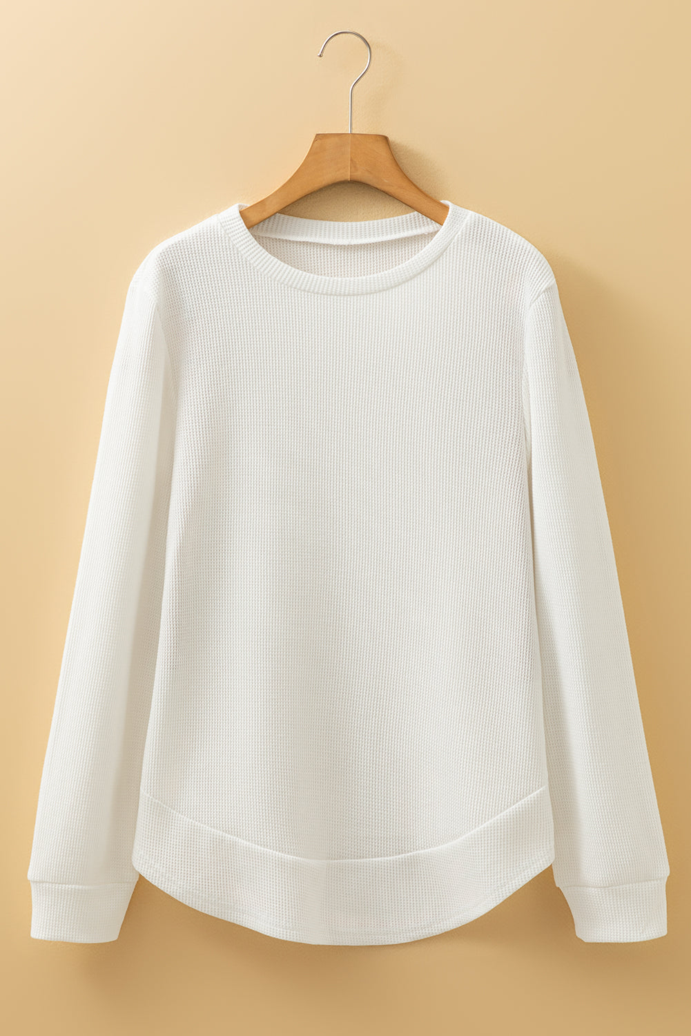 Allison Waffle Long Sleeve Top